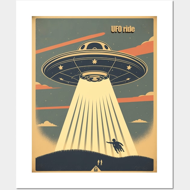 ufo encounter Wall Art by ARTnYOU